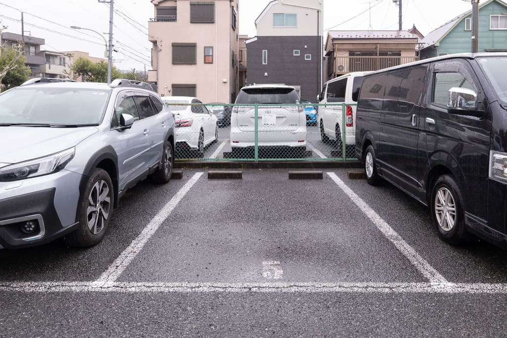 あず動物病院の駐車場の写真